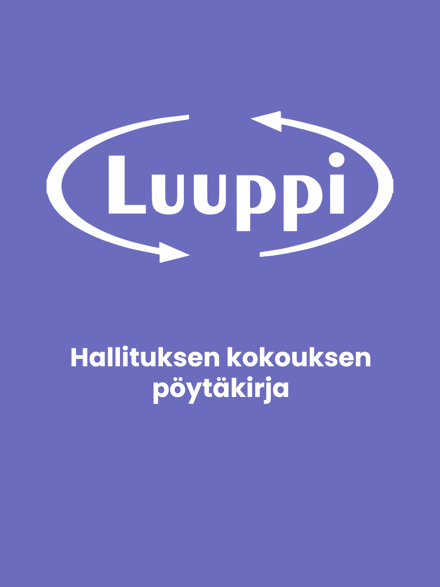 Pöytäkirjat cover
